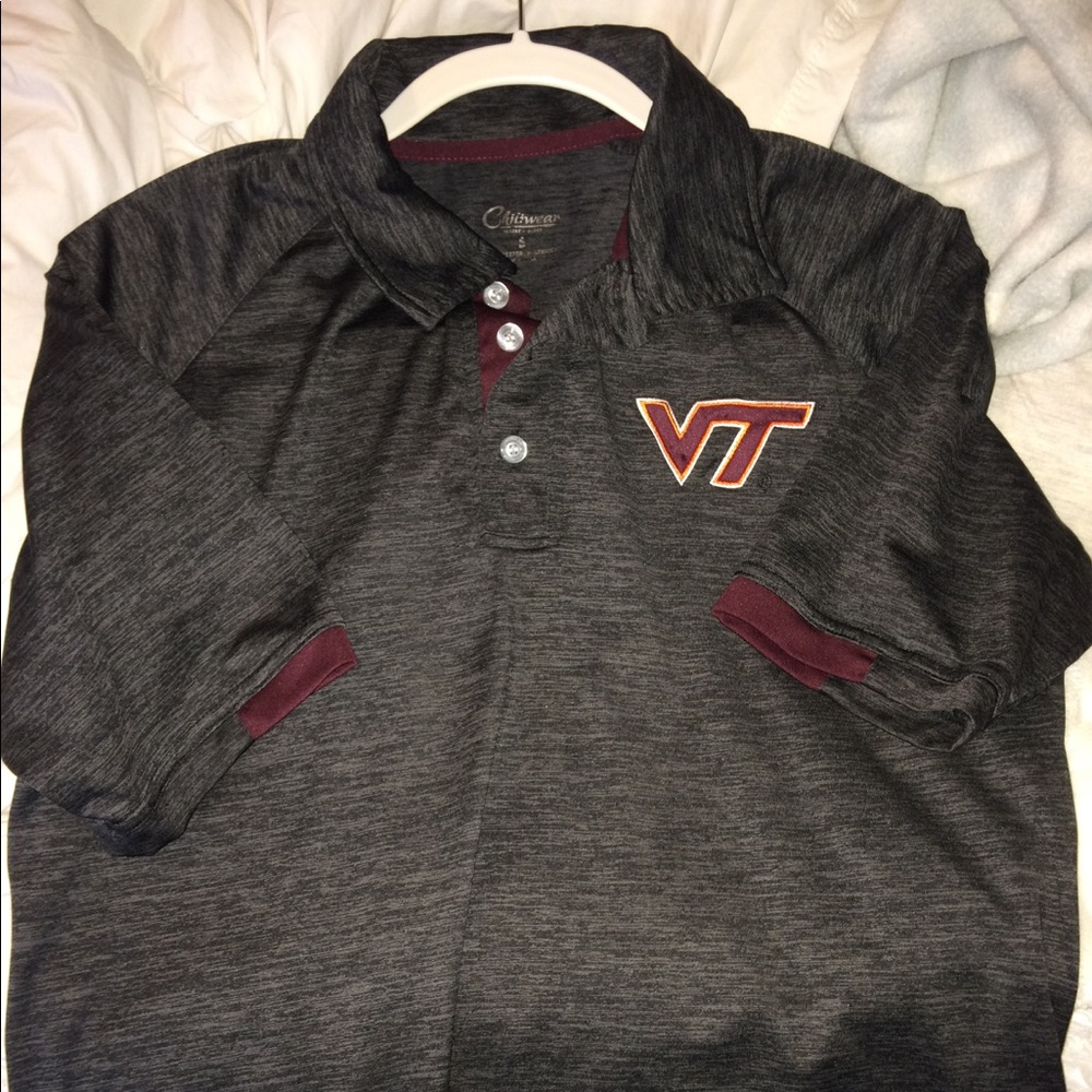 Virginia Tech Hokies men's athletic polo (small)